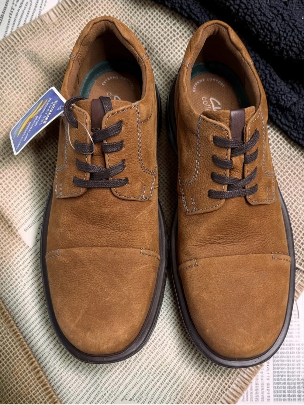 Clarks casual brown
